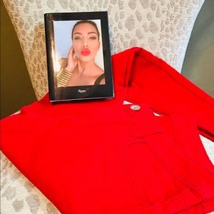 Collection Set - KKW Autographed Book & Red jeans